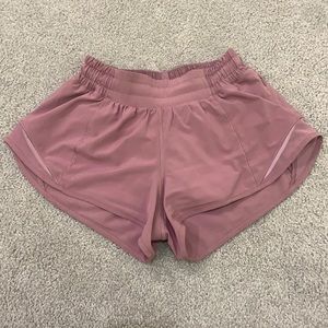 Rose pink size 2 2.5 inch lululemon shorts